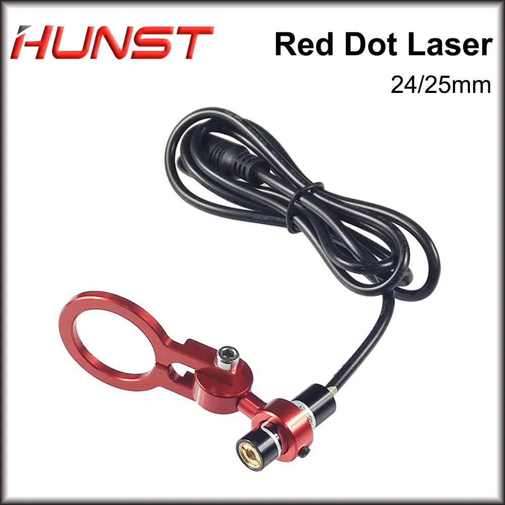 

Hunst набор с красной точкой, позиционирующий диодный модуль, лазерный гравер, диаметр 24/25 мм, постоянный ток 5 В, для лазерной головки Co2 «сдела...