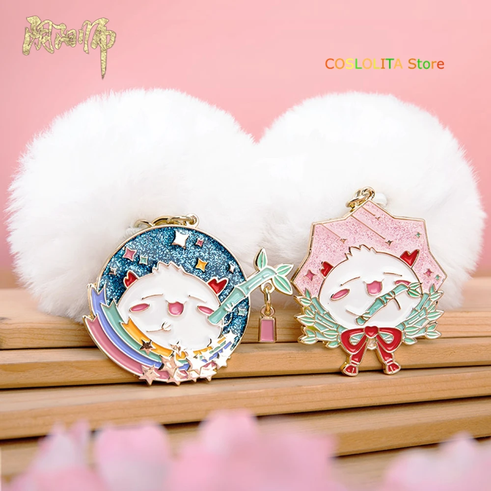Аниме Onmyoji милый плюшевый шар кукла мультфильм мини сумка кулон Kawaii брелок