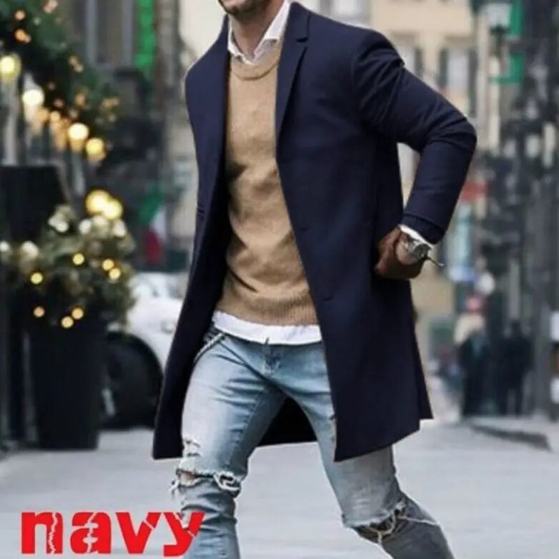 New Men Cotton Blends Suit Design Warm Coat Men Casual Trench Coat Design Slim Fit Office Suit Jackets Coat Drop Shipping
New Men Cotton Blends Suit Design Warm Coat Men Casual Trench Coat Design Slim Fit Office Suit Jackets Coat Drop Shipping