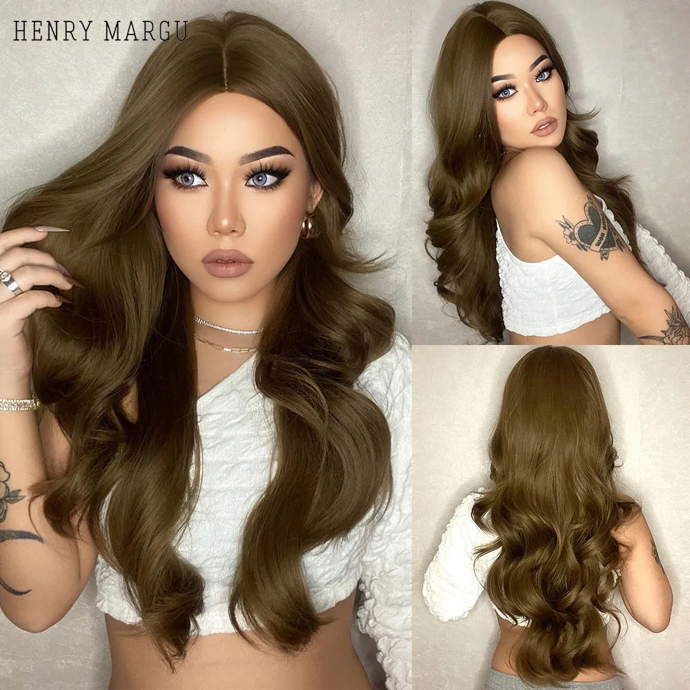 HENRY MARGU Long Dark Brown Wave Synthetic Wigs for Women Middle Part Cosplay Party Wigs Female Faker Hair Wig Heat Resistant
HENRY MARGU Long Dark Brown Wave Synthetic Wigs for Women Middle Part Cosplay Party Wigs Female Faker Hair Wig Heat Resistant