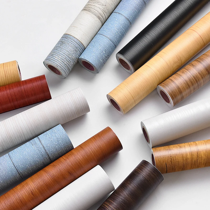 Solid Color PVC Wood Grain Wallpapers Self-Adhesive Kitchen Cabinets Bedroom Closet Door Furniture Restorable Decorable Stickers 
Solid Color PVC Wood Grain Wallpapers Self-Adhesive Kitchen Cabinets Bedroom Closet Door Furniture Restorable Decorable Stickers