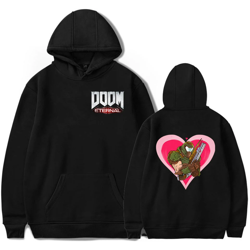 Модные популярные новые модные толстовки Doom Eternal для мужчин/женщин Harajuku