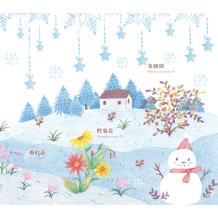 Chinese color pencil Sketch Beauty Painting Book beautiful Flower study drawing art book landscape painting tutorial book
Chinese color pencil Sketch Beauty Painting Book beautiful Flower study drawing art book landscape painting tutorial book