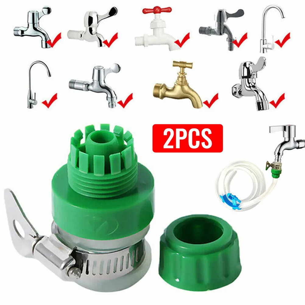 2PCS Universal Plastic Tap To Garden Hose Pipe Quick Connector Irrigation Mixer Kitchen Tap Adaptor
2PCS Universal Plastic Tap To Garden Hose Pipe Quick Connector Irrigation Mixer Kitchen Tap Adaptor