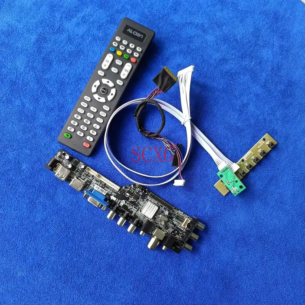 Fit LP145WH1/LTN145AT01 Kit 1366*768 Digital signal 40-Pin LVDS LCD/LED Monitor controller board HDMI-compatible USB AV VGA DVB
Fit LP145WH1/LTN145AT01 Kit 1366*768 Digital signal 40-Pin LVDS LCD/LED Monitor controller board HDMI-compatible USB AV VGA DVB
