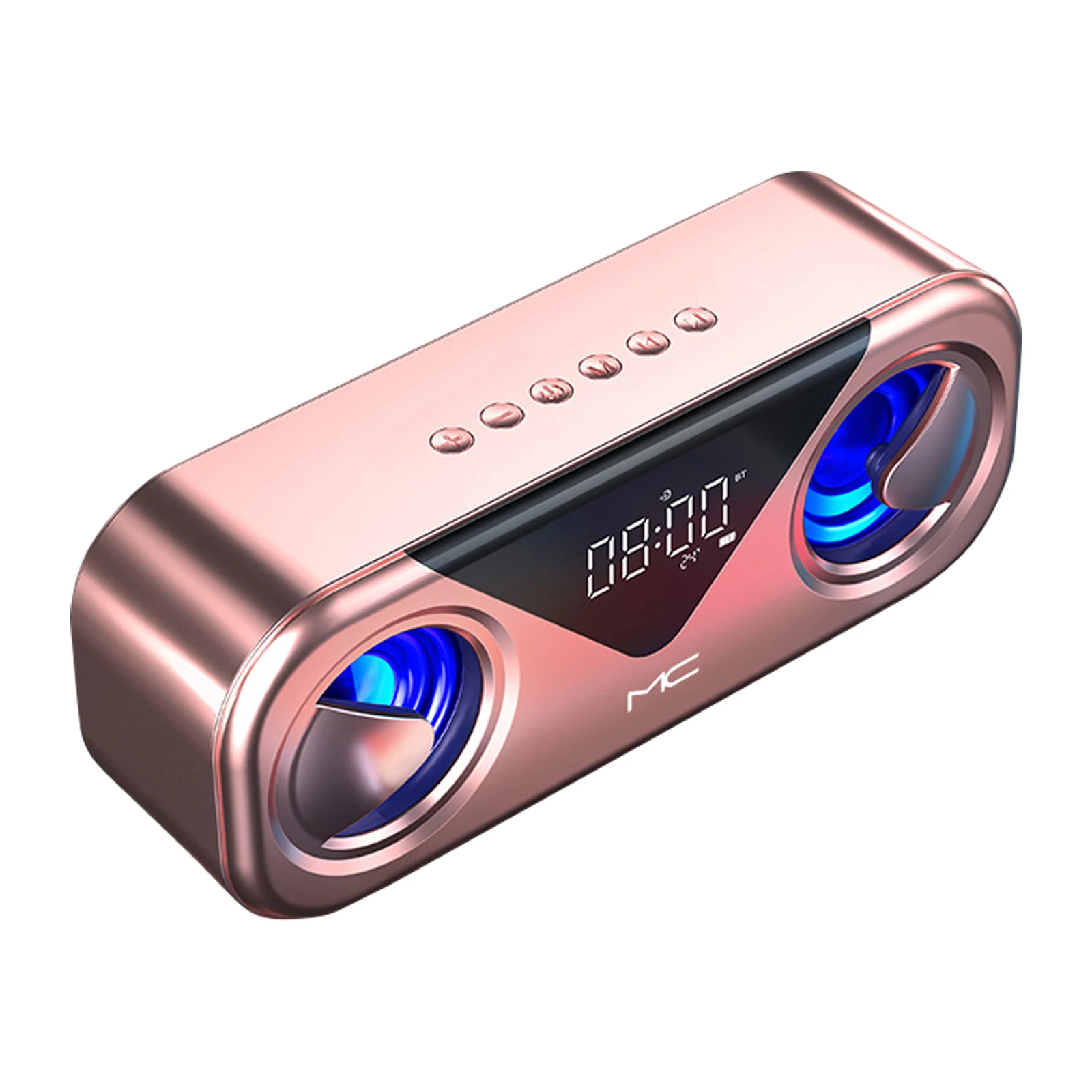 Multifunction Alarm Clock Wireless Bluetooth Speaker Stereo Sound Music Player Electronic Digital Alarm Clock Speaker FM Radio 
Multifunction Alarm Clock Wireless Bluetooth Speaker Stereo Sound Music Player Electronic Digital Alarm Clock Speaker FM Radio