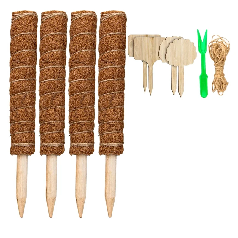 4 Pcs 16 Inch Moss Plant Poles for Indoor Plants to Grow Upwards, Totem Pole Plant Support, Moss Pole for Potted Plants
4 Pcs 16 Inch Moss Plant Poles for Indoor Plants to Grow Upwards, Totem Pole Plant Support, Moss Pole for Potted Plants