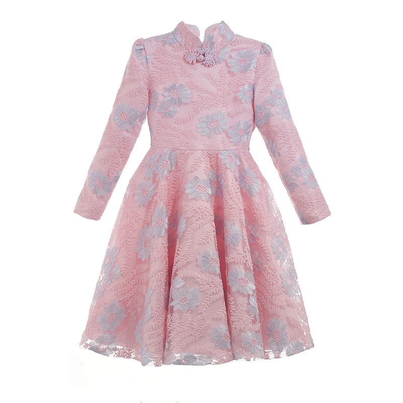 Red Lace Embroidery Cheongsam Baby Girls Princess Dress Wedding Teens Party Dress Vestidos Girl Floral Chinese New Year Clothing
Red Lace Embroidery Cheongsam Baby Girls Princess Dress Wedding Teens Party Dress Vestidos Girl Floral Chinese New Year Clothing