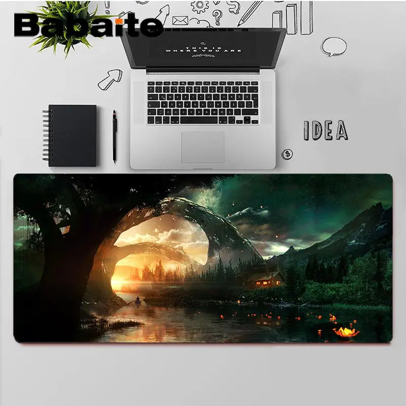 Babaite Top Quality Anime Fantasy landscape Natural Rubber Gaming mousepad Desk Mat Free Shipping Large Mouse Pad Keyboards Mat
Babaite Top Quality Anime Fantasy landscape Natural Rubber Gaming mousepad Desk Mat Free Shipping Large Mouse Pad Keyboards Mat