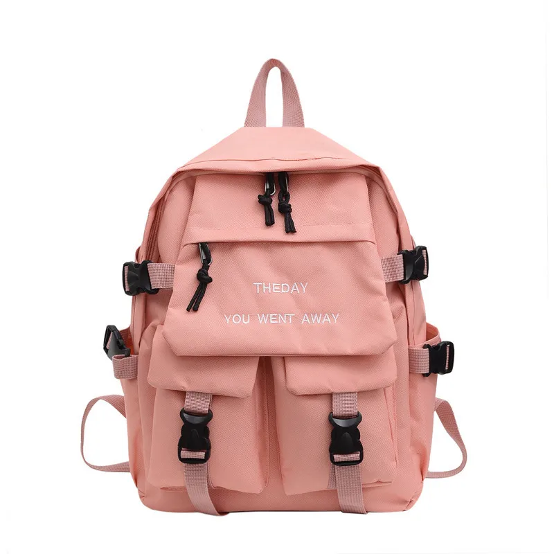 Women Waterproof Nylon Fashion Backpack Student Cute School Bag Kawaii Girl Backpack Laptop Female Casual Book Bag Buckle Ladies
Women Waterproof Nylon Fashion Backpack Student Cute School Bag Kawaii Girl Backpack Laptop Female Casual Book Bag Buckle Ladies
