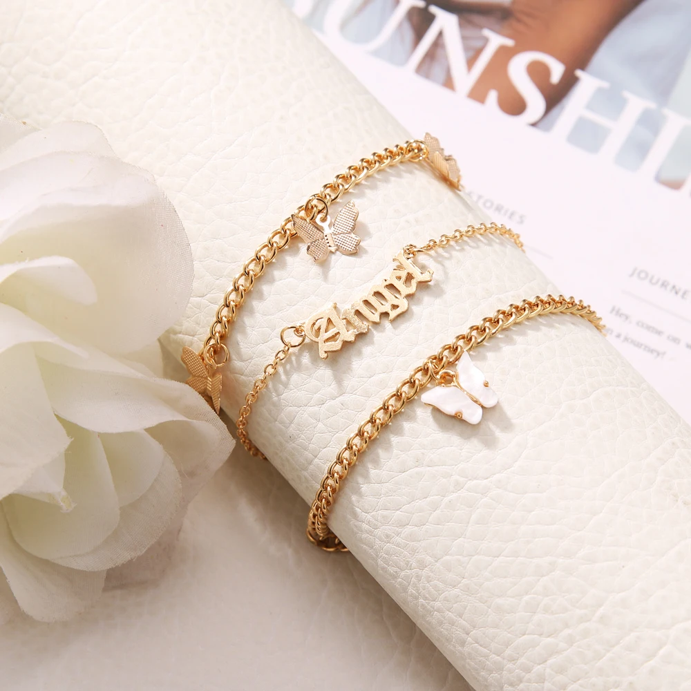 IFMIA Fashion Multilayer Cute Butterfly Anklets for Women Bohemian Simple Anklet Gold Color Chain Ankle Bracelet on Leg
IFMIA Fashion Multilayer Cute Butterfly Anklets for Women Bohemian Simple Anklet Gold Color Chain Ankle Bracelet on Leg
