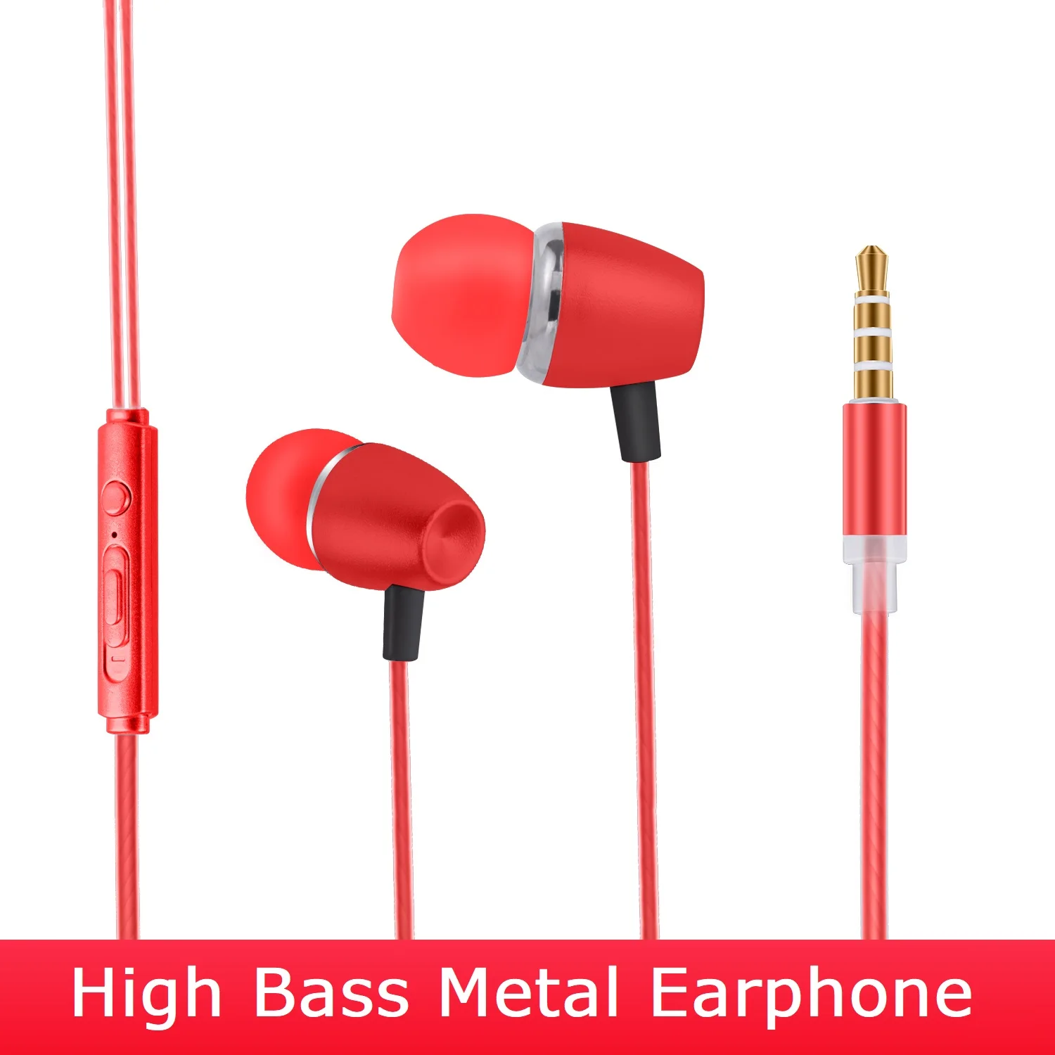 High Bass Metal Earphone with Mic Wired in Ear 3.5mm Music Headset with MicroPhone Hands Free with VolumeControl for Phone
High Bass Metal Earphone with Mic Wired in Ear 3.5mm Music Headset with MicroPhone Hands Free with VolumeControl for Phone