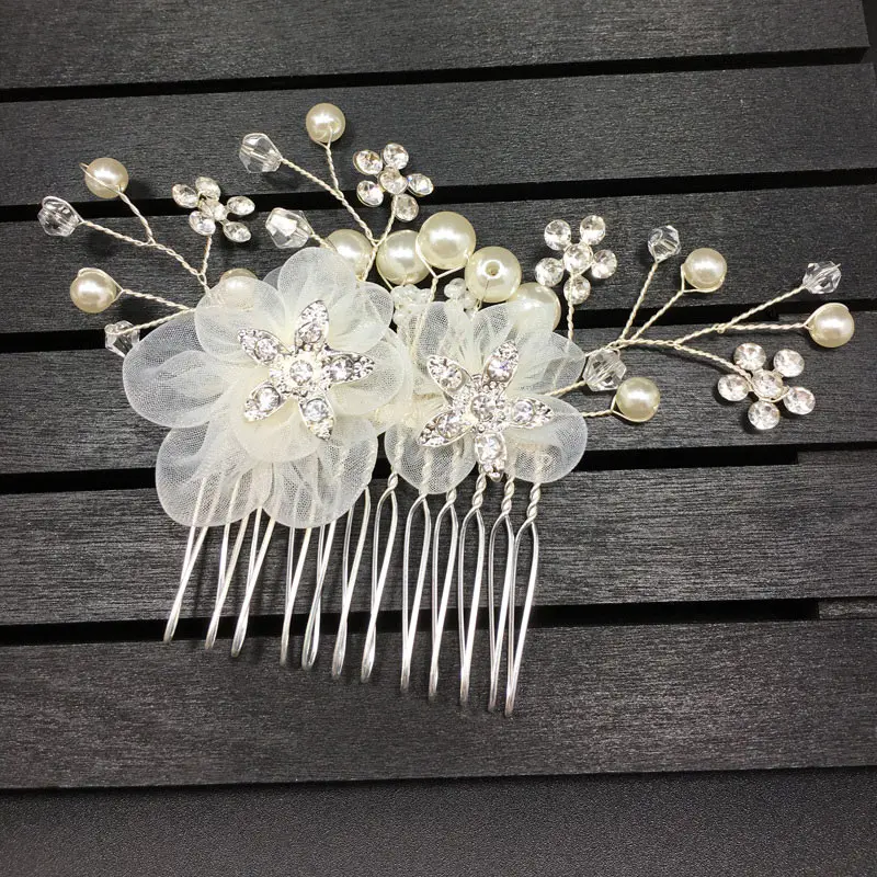 Romantic Rhinestone Pearl Flower Plant Hair Comb Wedding Bridal Headdress Jewelry Hair Accessories BUTT666
Romantic Rhinestone Pearl Flower Plant Hair Comb Wedding Bridal Headdress Jewelry Hair Accessories BUTT666
