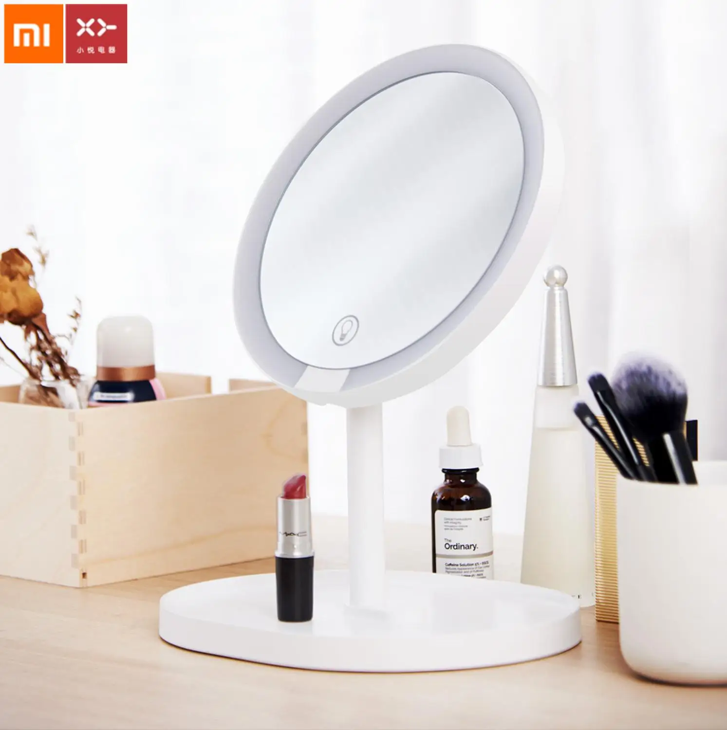 New Xiaomi XY Touch Screen LED Lights Makeup Mirror bright adjustment HD Makeup Daylight Mirror for Women Gift Travel
New Xiaomi XY Touch Screen LED Lights Makeup Mirror bright adjustment HD Makeup Daylight Mirror for Women Gift Travel