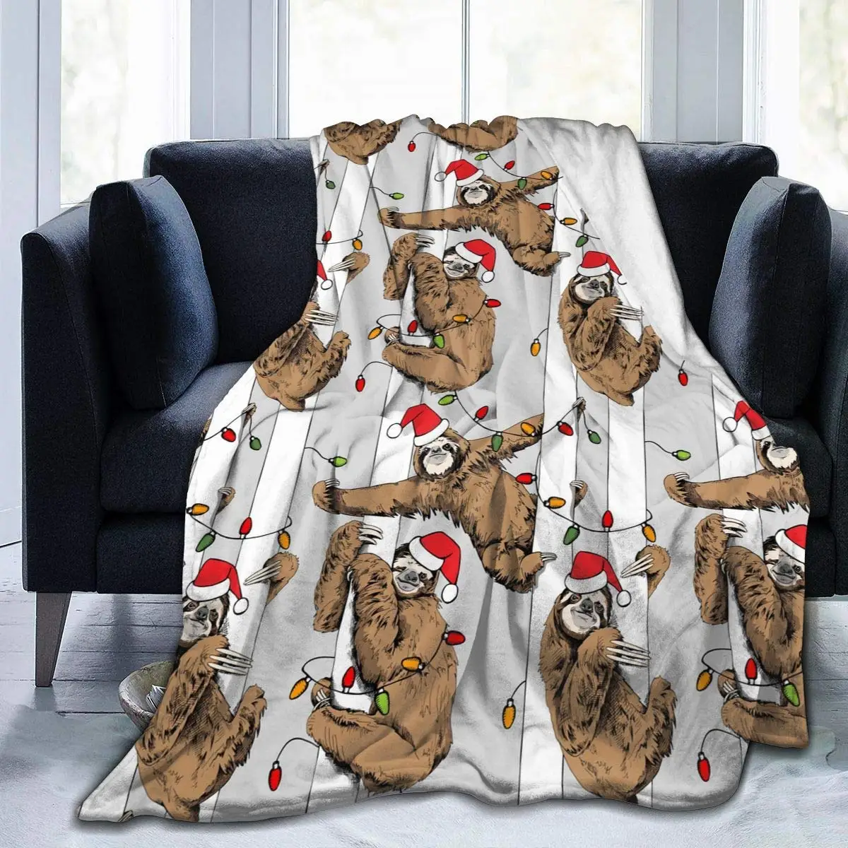 Flannel Blanket Funny Brown Sloth Lightweight Cozy Bed Blanket Soft Throw Blanket fits Couch Sofa Suitable for All Season
Flannel Blanket Funny Brown Sloth Lightweight Cozy Bed Blanket Soft Throw Blanket fits Couch Sofa Suitable for All Season