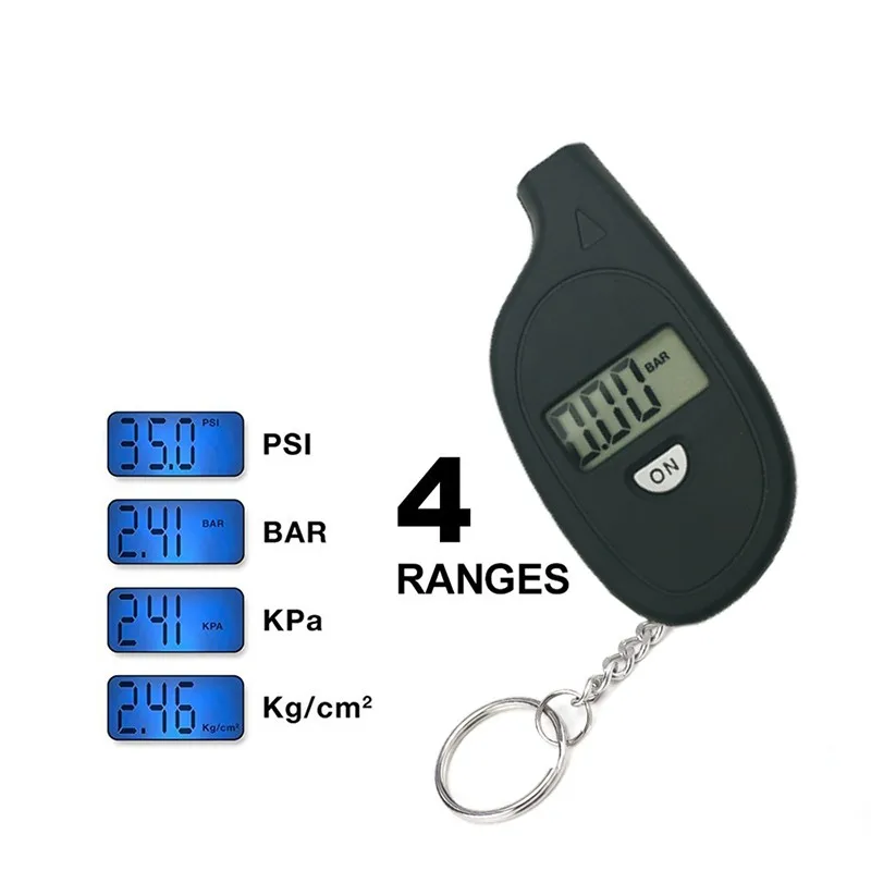 Mini Portable Keychain Tire Tyre Wheel Air Pressure Gauge Tester Digital LCD 5-100 PSI Procession Tool Tire Pressure Monitor
Mini Portable Keychain Tire Tyre Wheel Air Pressure Gauge Tester Digital LCD 5-100 PSI Procession Tool Tire Pressure Monitor