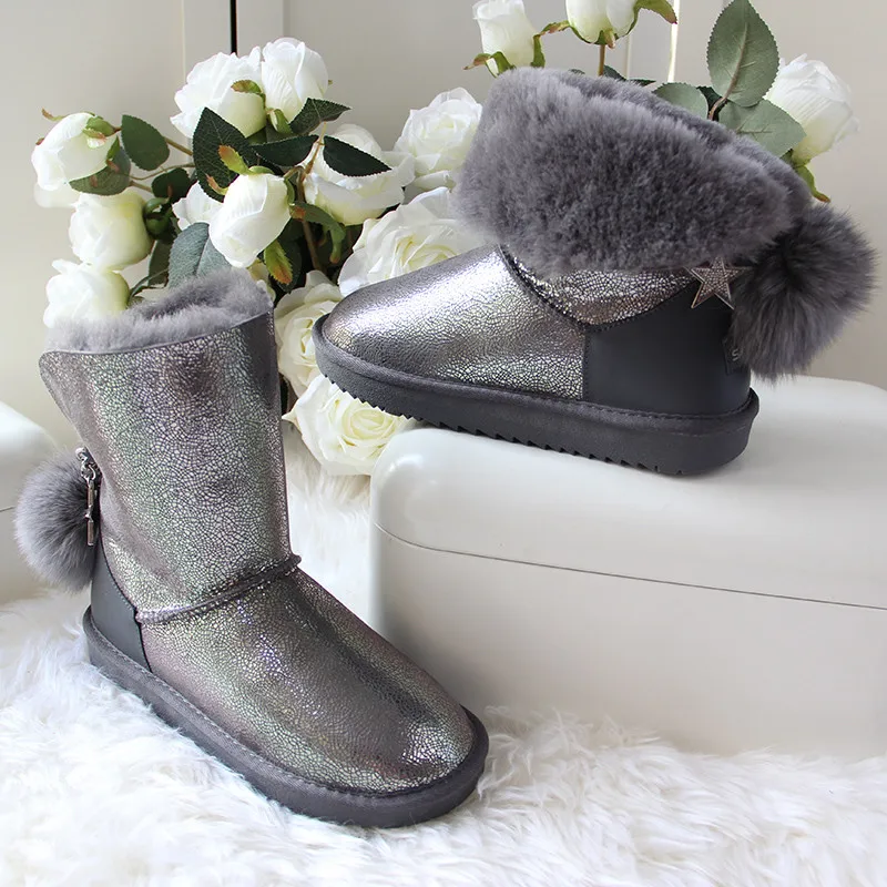 100% Wool New Arrival 2020 Natural Fur Snow Boots New Shoes Women Genuine Sheepskin Real Fur Women Winter Snow Boots Brand Boots
100% Wool New Arrival 2020 Natural Fur Snow Boots New Shoes Women Genuine Sheepskin Real Fur Women Winter Snow Boots Brand Boots