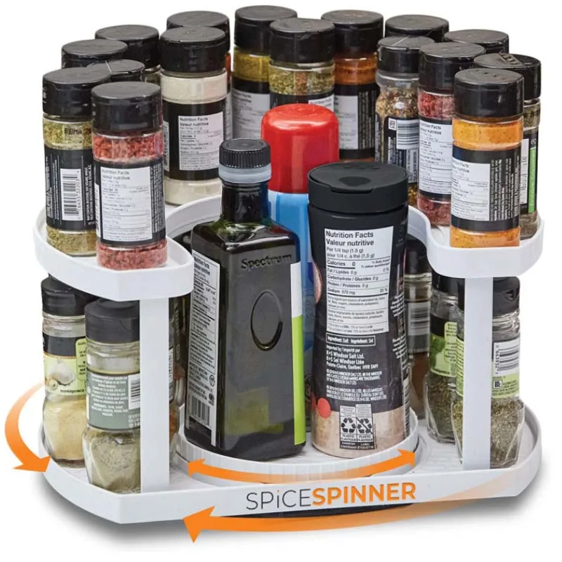 Double Layer Kitchen Spice Organizer Rack Multi-Function Rotating Storage Shelf Slide Kitchen Cabinet Cupboard Kitchen Storage
Double Layer Kitchen Spice Organizer Rack Multi-Function Rotating Storage Shelf Slide Kitchen Cabinet Cupboard Kitchen Storage