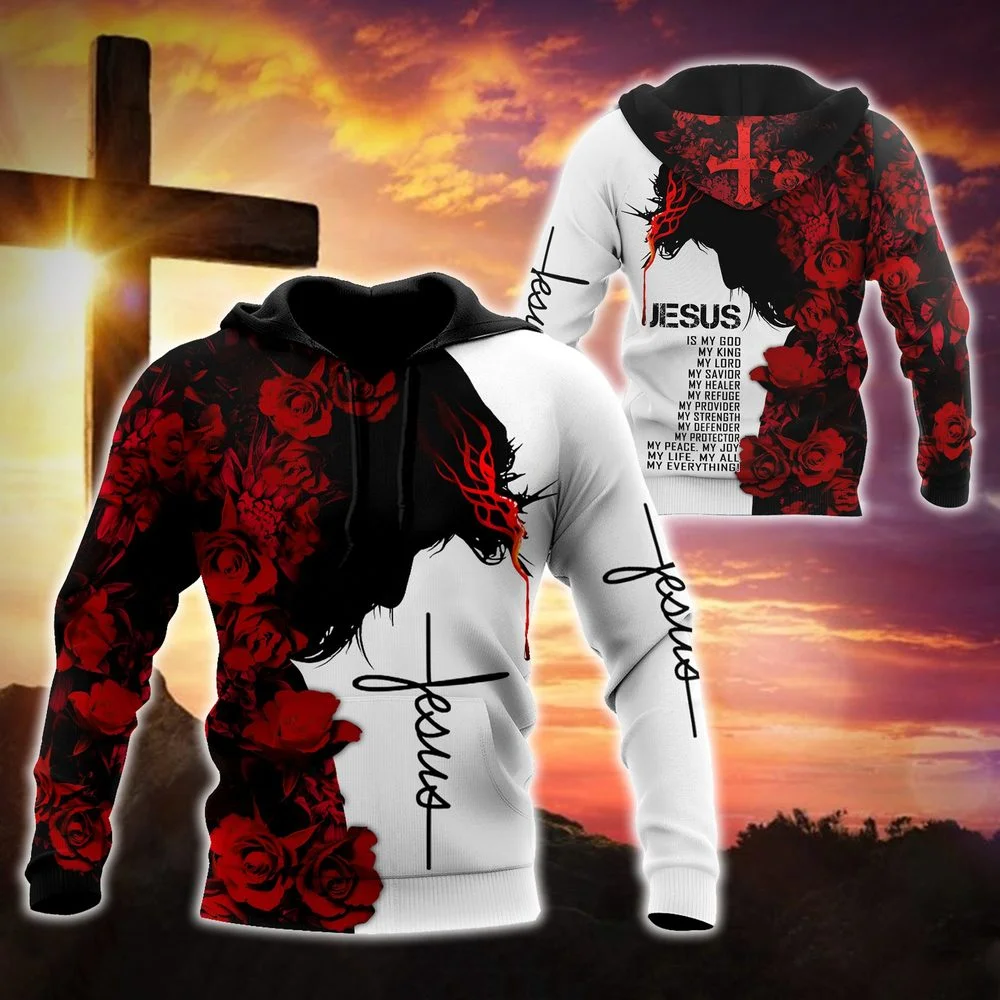 CLOOCL Christian Jesus Red Roses Hoodie 3D All Over Print Men Women Pullover Sweatshirt Long Sleeve with Hat Fashion Streetwear
CLOOCL Christian Jesus Red Roses Hoodie 3D All Over Print Men Women Pullover Sweatshirt Long Sleeve with Hat Fashion Streetwear