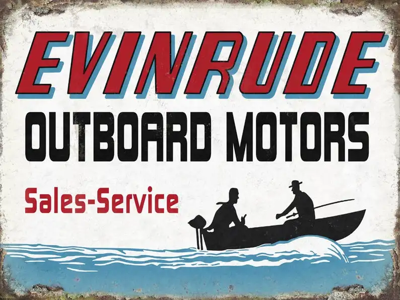 Retro Poster Evinrude Outborrd Motors Sales Service Tin Sign Metal Plate 12*8 Inch Farm Home Store Wall Decoration Retro Plaque
Retro Poster Evinrude Outborrd Motors Sales Service Tin Sign Metal Plate 12*8 Inch Farm Home Store Wall Decoration Retro Plaque