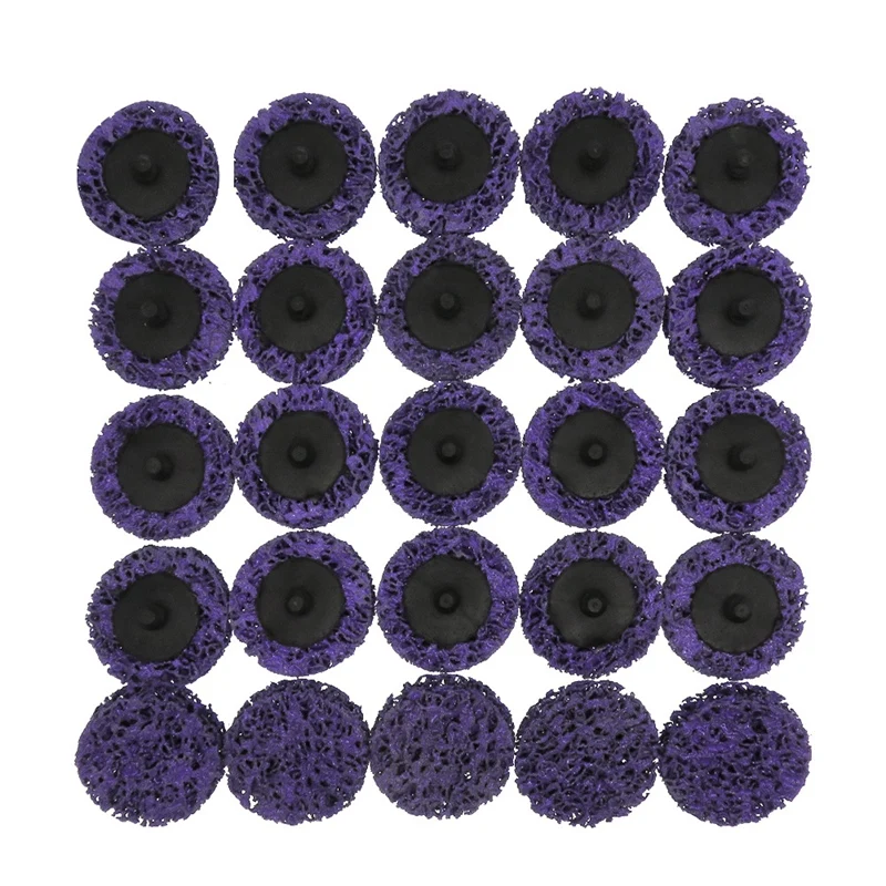 25PCS 2 inch 50mm Quick Change Roloc Easy Strip & Clean Discs Purple for Paint Rust Removal Auto Surface Prep
25PCS 2 inch 50mm Quick Change Roloc Easy Strip & Clean Discs Purple for Paint Rust Removal Auto Surface Prep