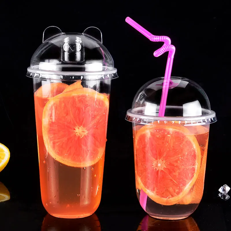 50sets 95mm caliber U shape disposable milk tea cup 360ML 500ML 700ML ice coffee cup party drinking juice plastic cups with lids
50sets 95mm caliber U shape disposable milk tea cup 360ML 500ML 700ML ice coffee cup party drinking juice plastic cups with lids