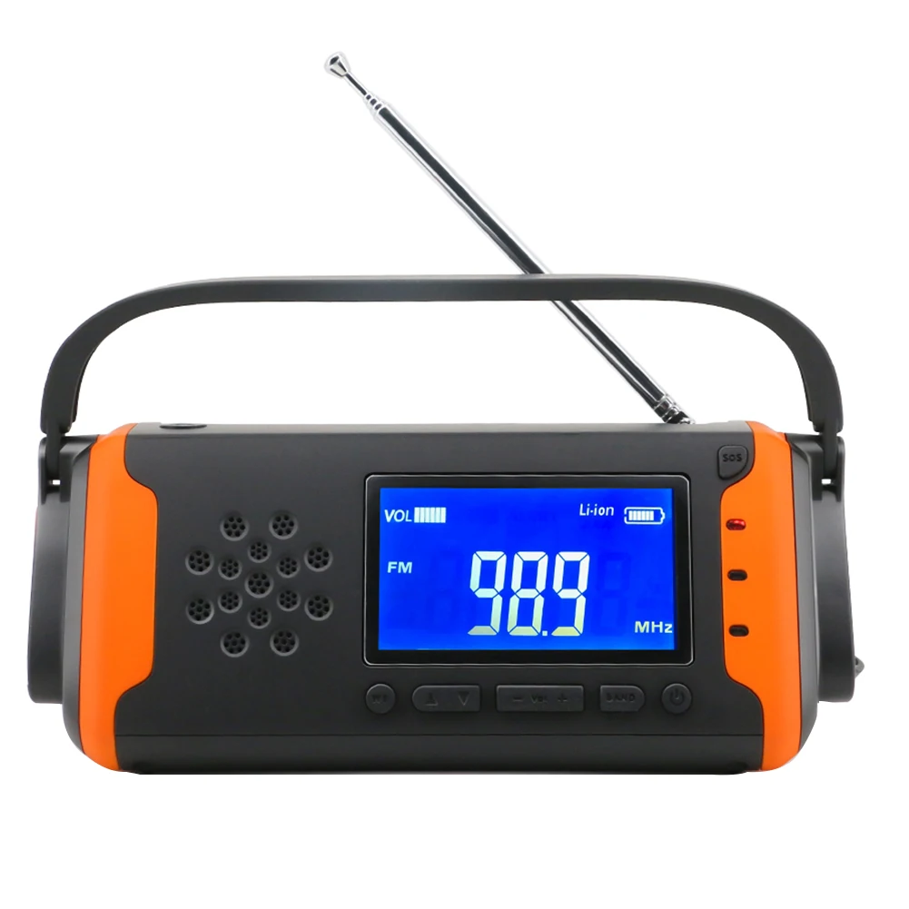 Household Multifunctional Flashlight Outdoor Emergency Radio Solar Powered USB Charger Power Bank Dynamo Hand Crank SOS Alarm
Household Multifunctional Flashlight Outdoor Emergency Radio Solar Powered USB Charger Power Bank Dynamo Hand Crank SOS Alarm