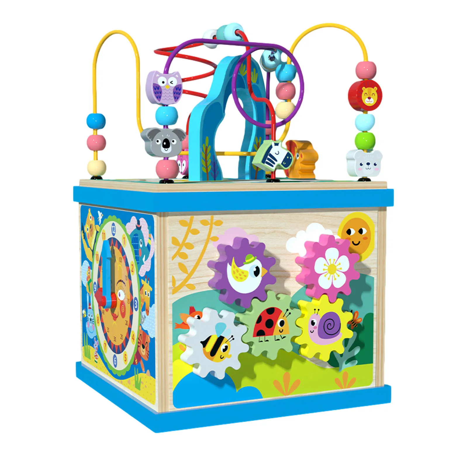Activity Wooden Toys Play Cube 5-Side Activity Bead Toy Puzzles Intelligence Kids Early Educational Toy Learn Puzzle Toy
Activity Wooden Toys Play Cube 5-Side Activity Bead Toy Puzzles Intelligence Kids Early Educational Toy Learn Puzzle Toy