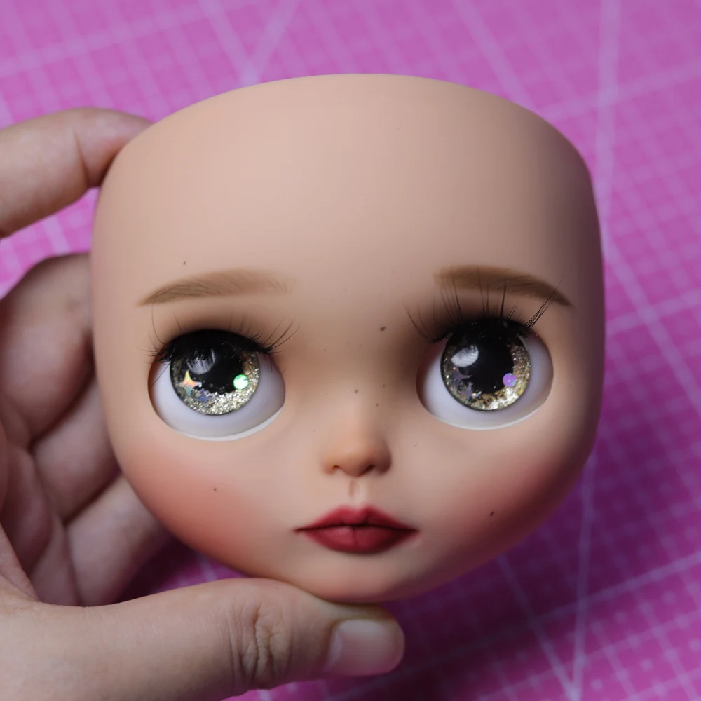 Blyth кукольная тарелка с лицом для самостоятельного макияжа blyth, включая заднюю тарелку, кукла на заказ, Обнаженная, черная кожа blyth 11.23.11 
Blyth кукольная тарелка с лицом для самостоятельного макияжа blyth, включая заднюю тарелку, кукла на заказ, Обнаженная, черная кожа blyth 11.23.11