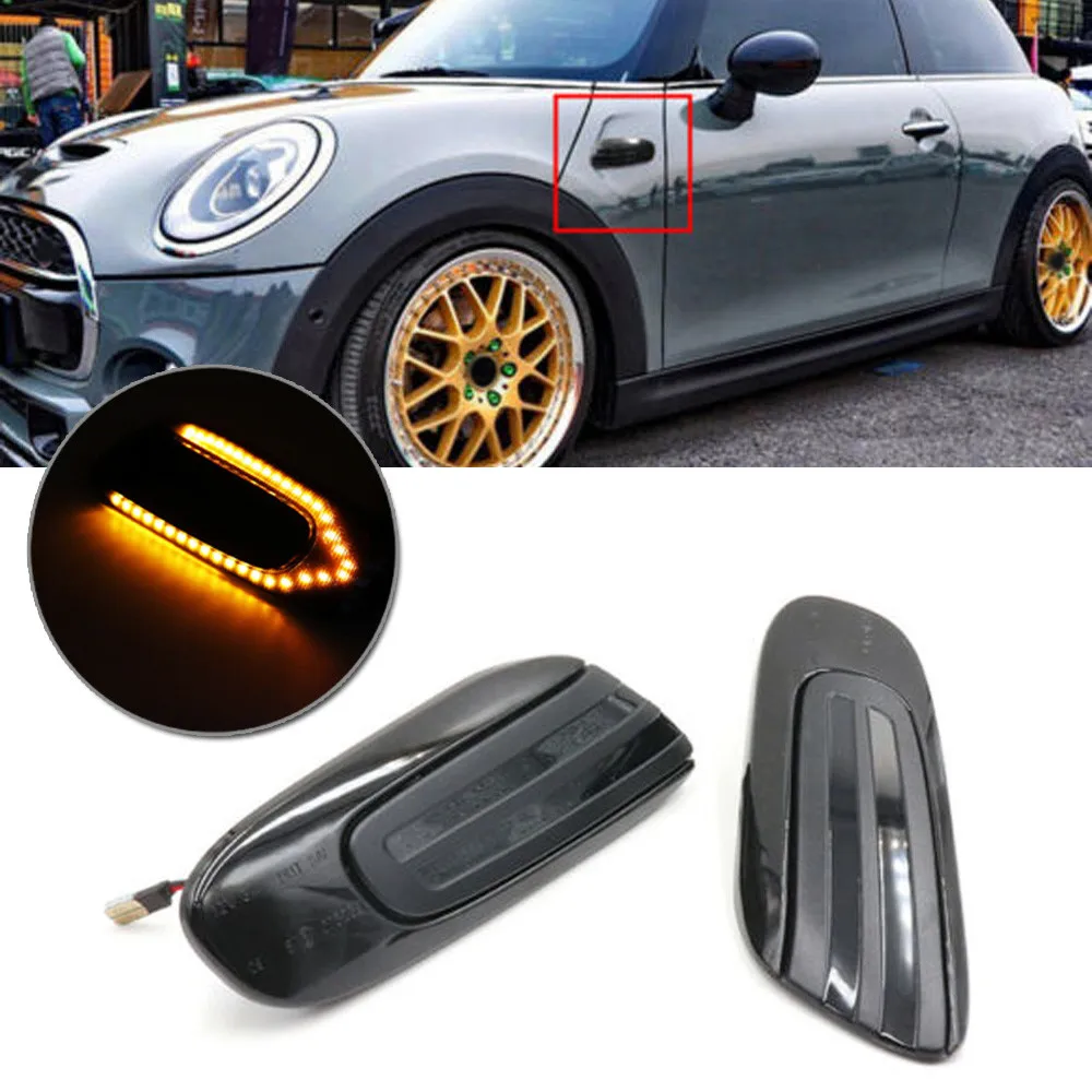 1Pair 5W LED Dynamic 18 LEDs Side Marker Signal Light Waterproof For BMW Mini F55 F56 F57 Waterproof IP68 Car Equippments
1Pair 5W LED Dynamic 18 LEDs Side Marker Signal Light Waterproof For BMW Mini F55 F56 F57 Waterproof IP68 Car Equippments