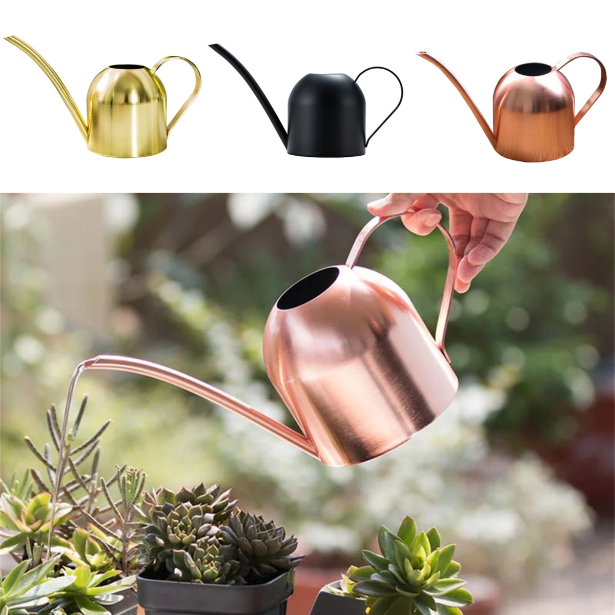 500ml Stainless Steel Watering Can Long Spout Scratches Matte Metal Watering Can Garden Plants Flower Watering Tool
500ml Stainless Steel Watering Can Long Spout Scratches Matte Metal Watering Can Garden Plants Flower Watering Tool
