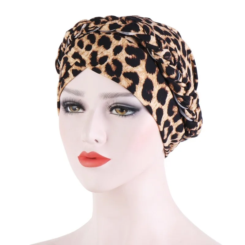 Hijabs Headwear European And American Print Leopard Frosted Milk Hat Headband Calico Short Braided Headscarf Muslim Women Cap
Hijabs Headwear European And American Print Leopard Frosted Milk Hat Headband Calico Short Braided Headscarf Muslim Women Cap