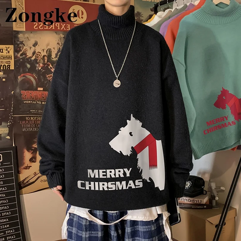 Рождественский свитер Zongke с высоким воротником, мужской свитер, винтажная одежда 3XL, Осень-зима 2021, новое поступление
Рождественский свитер Zongke с высоким воротником, мужской свитер, винтажная одежда 3XL, Осень-зима 2021, новое поступление