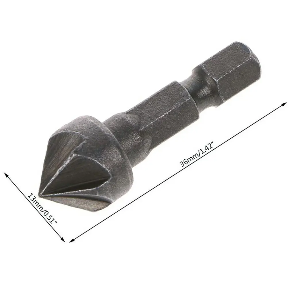 10pcs Six-blade Hexagonal Handle Chamfering Device Milling Cutter Countersink Drill Woodworking Hole Opener 90 Degree Bevel
10pcs Six-blade Hexagonal Handle Chamfering Device Milling Cutter Countersink Drill Woodworking Hole Opener 90 Degree Bevel