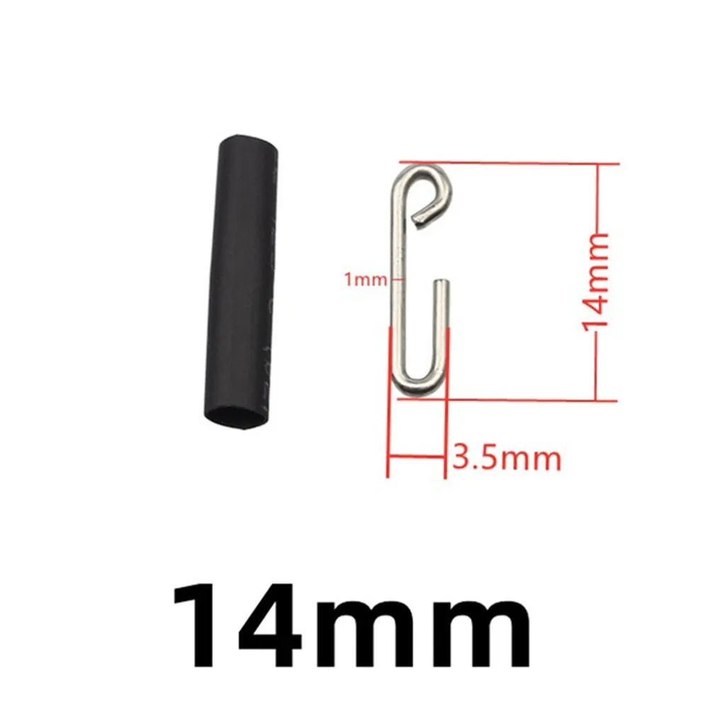 20pcs Swivel Heat Shrink Tube 10mm/14mm Safety Lead Snap Swivel Tube Swivel Connector Prevents Rigs Tangling Fish Tackle Tools
20pcs Swivel Heat Shrink Tube 10mm/14mm Safety Lead Snap Swivel Tube Swivel Connector Prevents Rigs Tangling Fish Tackle Tools