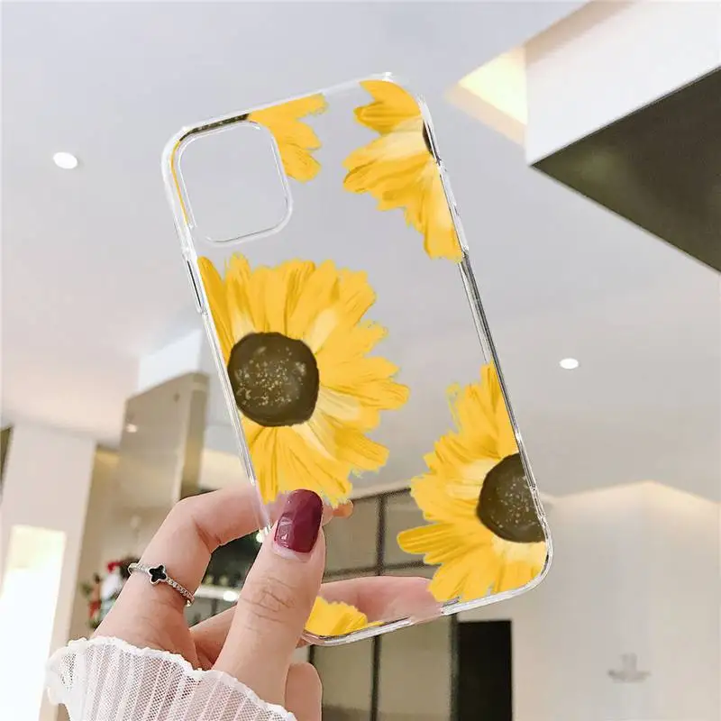 Cute cartoon daisy flower Phone Case For iphone 12 11 8 7 6s 6 5 5s 5c se plus mini x xs xr pro max Transparent soft
Cute cartoon daisy flower Phone Case For iphone 12 11 8 7 6s 6 5 5s 5c se plus mini x xs xr pro max Transparent soft