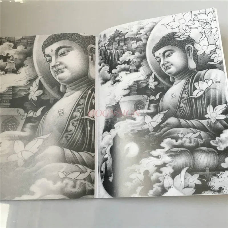 tattoo book Tattoo Pattern Manuscript Book Bodhi Three Small Still Tattoos Atlas Guanyin Tatoo Black Gray Sketch Books Carving
tattoo book Tattoo Pattern Manuscript Book Bodhi Three Small Still Tattoos Atlas Guanyin Tatoo Black Gray Sketch Books Carving