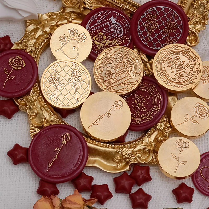25/30MM Wax Stamp Sealing Retro Flower Net and Rose Fire Lacquer Seal Rose Series Gift Wedding Tools Post Decor Custom For Make
25/30MM Wax Stamp Sealing Retro Flower Net and Rose Fire Lacquer Seal Rose Series Gift Wedding Tools Post Decor Custom For Make