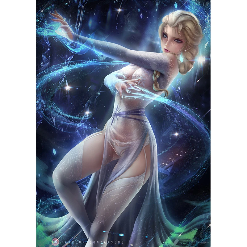 Blue Snow Magic Sexy Girl Queen Canvas Painting Custom Print Video Game Anime Comics Art Poster Wall Decoration Picture for Room
Blue Snow Magic Sexy Girl Queen Canvas Painting Custom Print Video Game Anime Comics Art Poster Wall Decoration Picture for Room
