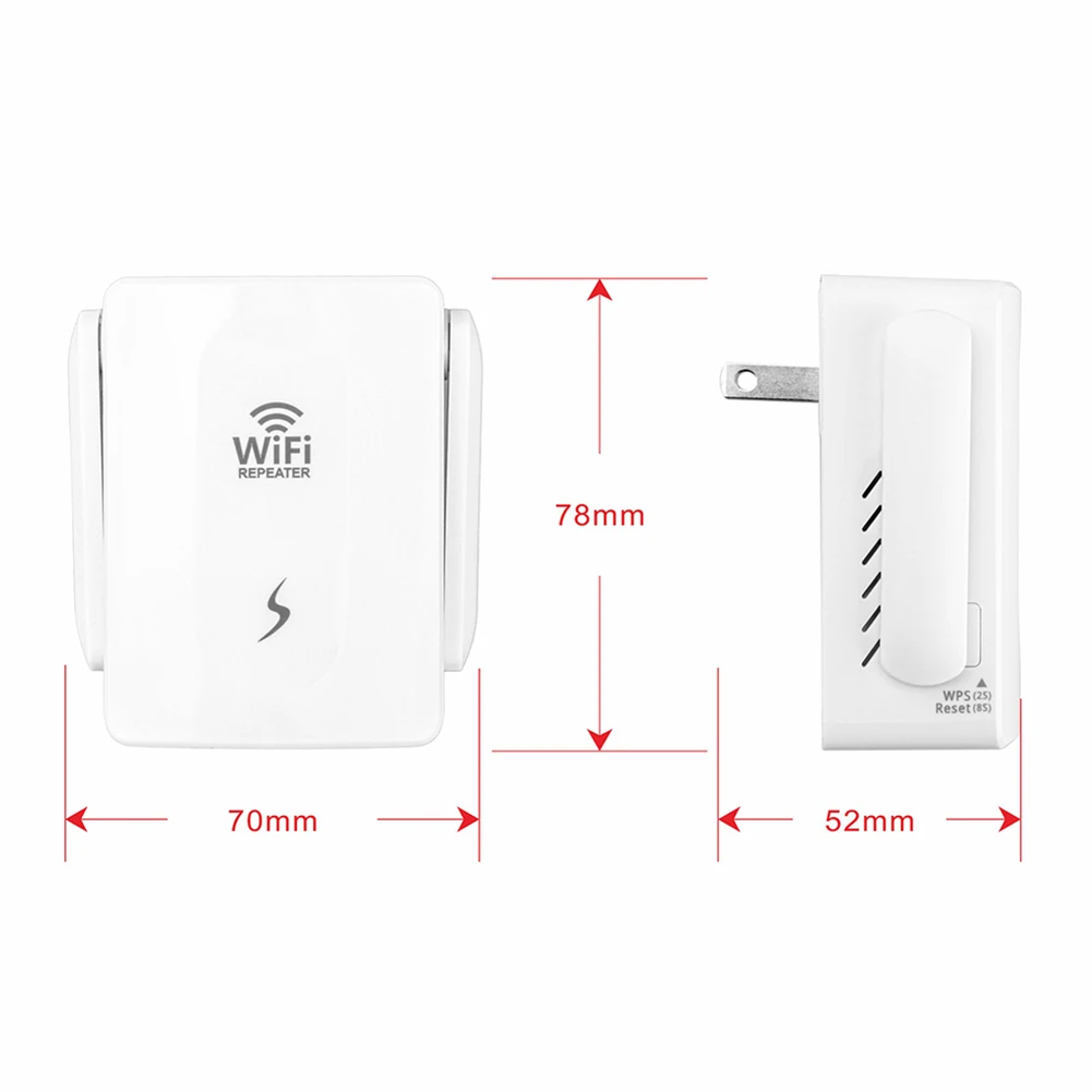ALLOYSEED WiFi Repeater 300M Amplifier Network Wireless Wi-Fi Expander Router Power Extender 2 Antenna Signal Booster For Home
ALLOYSEED WiFi Repeater 300M Amplifier Network Wireless Wi-Fi Expander Router Power Extender 2 Antenna Signal Booster For Home