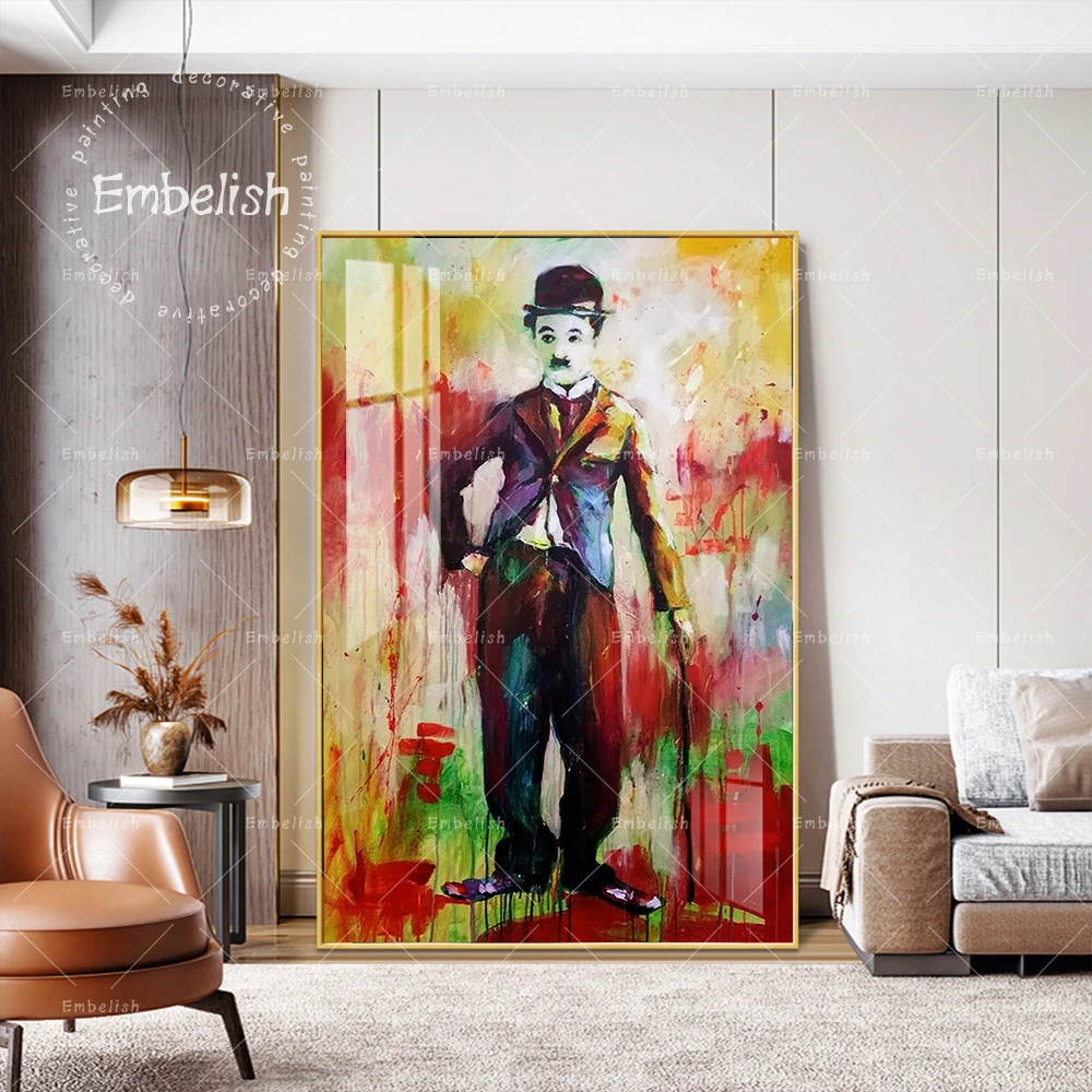 1 Pieces Chaplin Character Portrait Watercolor Home Decor Pictures For Living Room Fashion Wall Artworks HD Canvas Paintings 
1 Pieces Chaplin Character Portrait Watercolor Home Decor Pictures For Living Room Fashion Wall Artworks HD Canvas Paintings