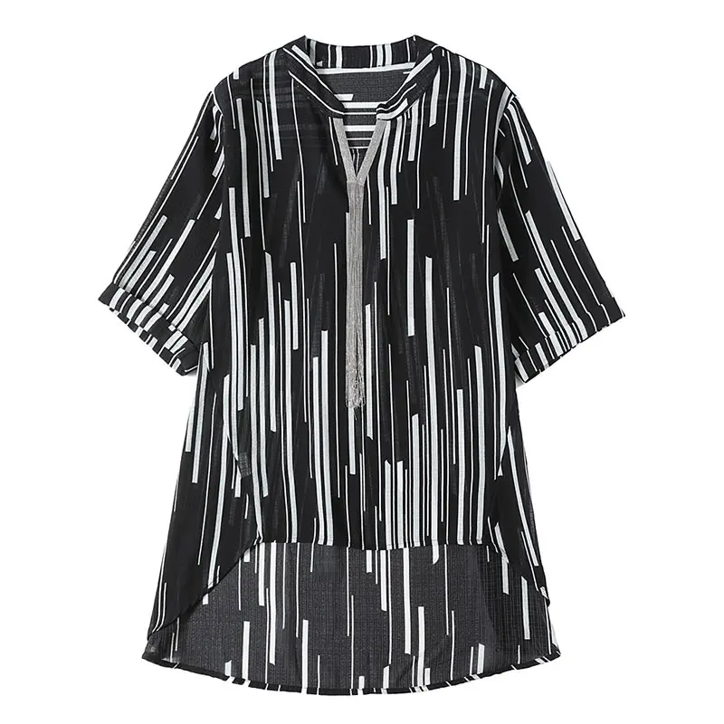 XITAO Striped Blouse Fashion New Women Single Breast Goddess Fan Casual Style 2021 Summer Loose Elegant Shirt Top CLL1101
XITAO Striped Blouse Fashion New Women Single Breast Goddess Fan Casual Style 2021 Summer Loose Elegant Shirt Top CLL1101