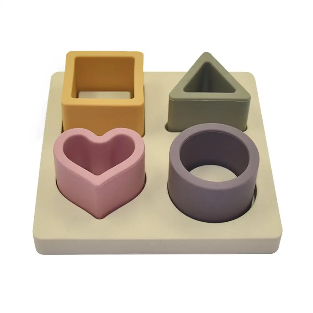 1 Set Silicone Geometric Shape Imposition Building Soft Block Silicone Teether Building 3D Folding Block Educational Game Toy
1 Set Silicone Geometric Shape Imposition Building Soft Block Silicone Teether Building 3D Folding Block Educational Game Toy
