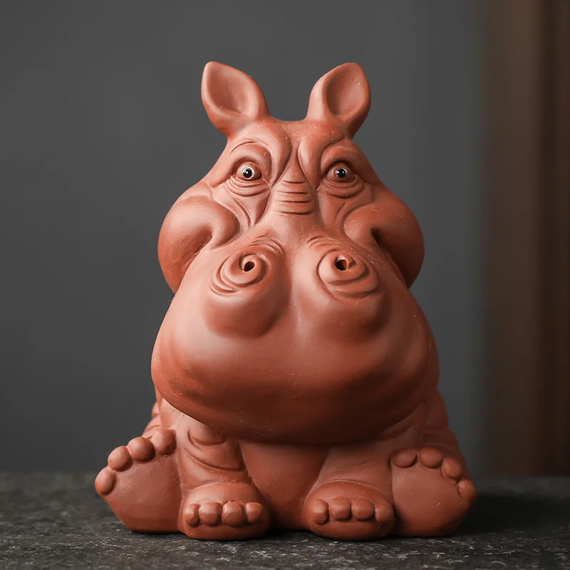Ручная фигурка бегемота из фиолетовой глины JINGDE TEA SET
Ручная фигурка бегемота из фиолетовой глины JINGDE TEA SET