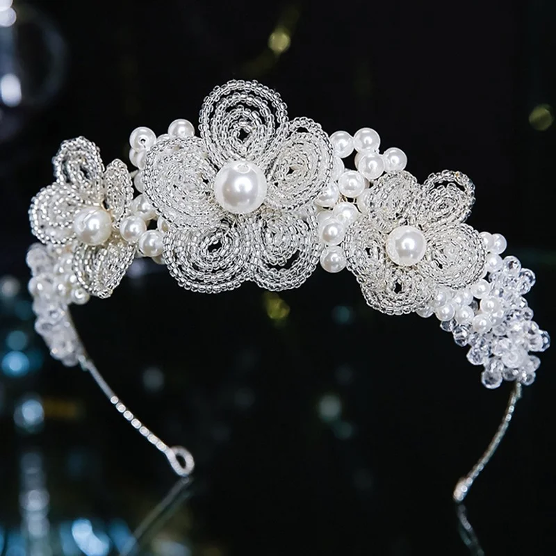 Luxury Pearl Wreath for Wedding Hair Accessories Bridal Jewelry Crystal Crown Bride Tiara 2021 Girls Women Hairband Ornaments
Luxury Pearl Wreath for Wedding Hair Accessories Bridal Jewelry Crystal Crown Bride Tiara 2021 Girls Women Hairband Ornaments