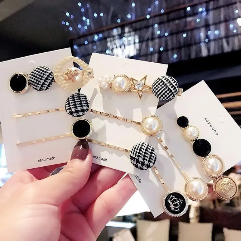 3Pcs/Set Women Pearl Metal Hair Clips Bobby Pin Barrette Hairpin Hair Styling Accessories Tools Headdress New Arrival
3Pcs/Set Women Pearl Metal Hair Clips Bobby Pin Barrette Hairpin Hair Styling Accessories Tools Headdress New Arrival