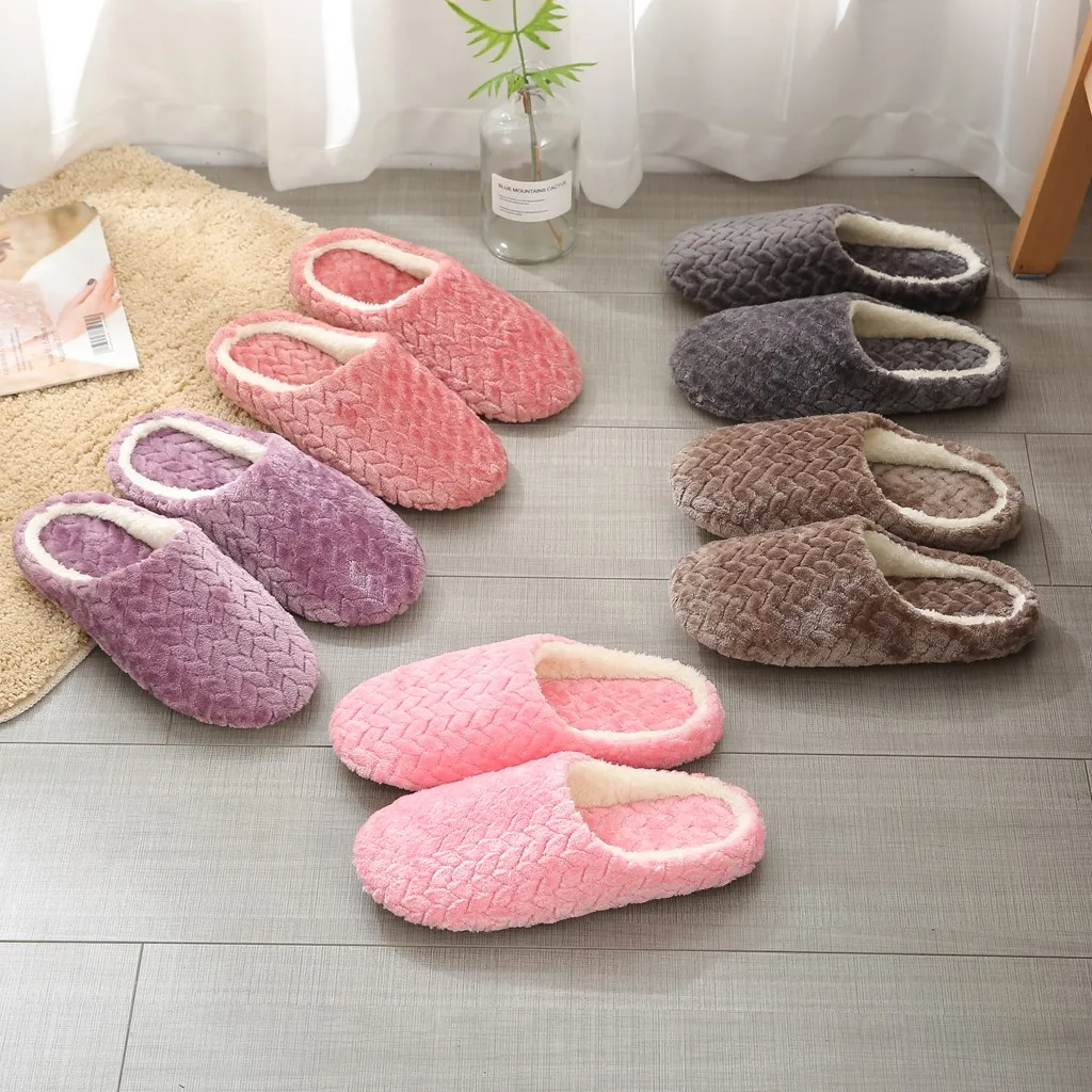 Warm Home Plush Soft Slippers Women's House Slippers Slip-on Anti-skid Flower Indoor Bedroom Casual Shoes Woman Snow Slipper #s
Warm Home Plush Soft Slippers Women's House Slippers Slip-on Anti-skid Flower Indoor Bedroom Casual Shoes Woman Snow Slipper #s