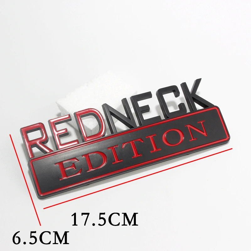 REDNECK EDITION Автомобильная Наклейка ABS эмблема значок автостайлинг стикер для универсальных автомобилей мотоциклов декоративные аксессуары
REDNECK EDITION Автомобильная Наклейка ABS эмблема значок автостайлинг стикер для универсальных автомобилей мотоциклов декоративные аксессуары