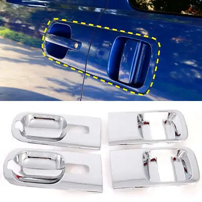 ABS Хромированная боковая дверная ручка крышка чаши отделка 6 шт. для Hyundai H 1 iMax i800 08