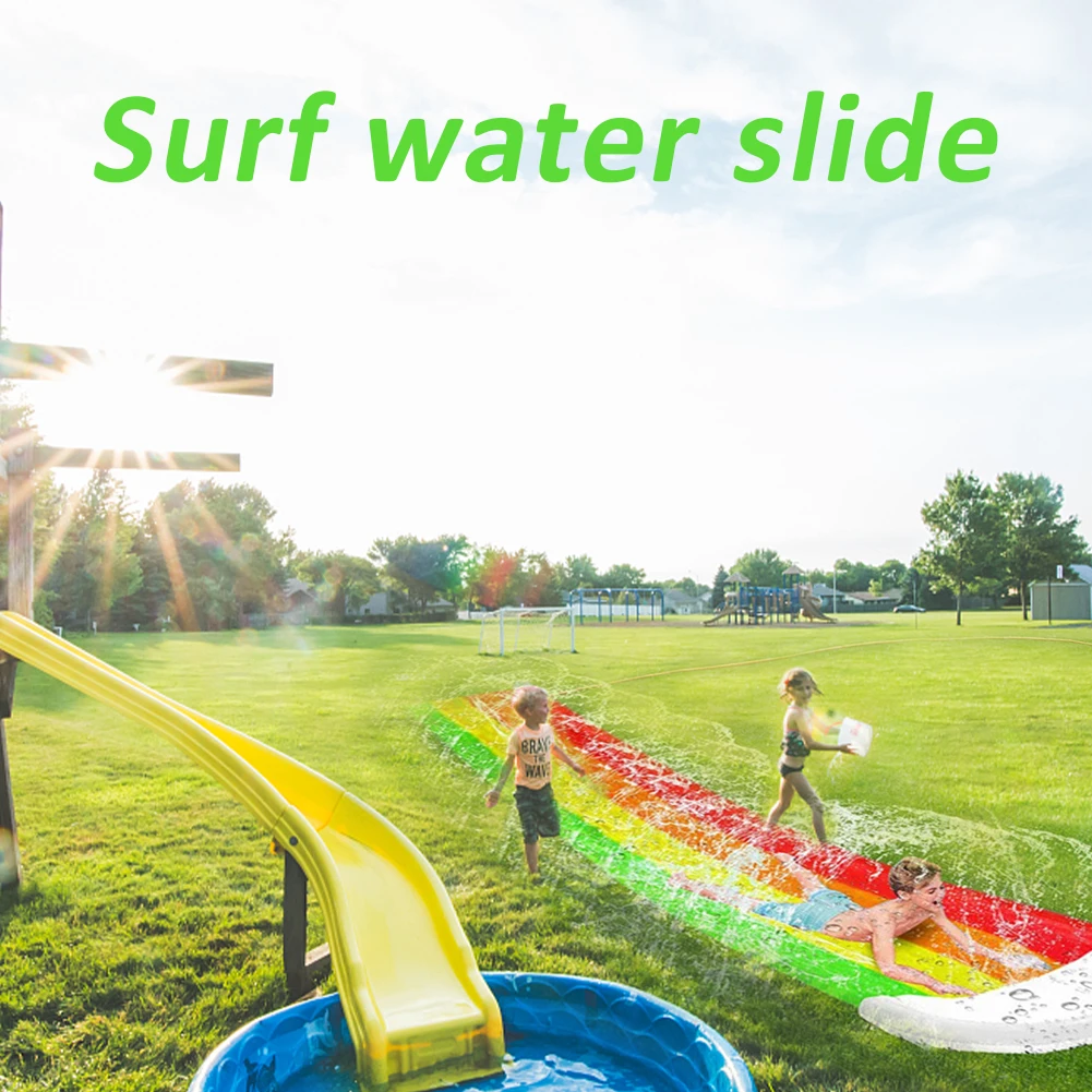 Lawn Summer Backyard Pool Water Slides Outdoor Slides Bed Toy Children Adult Playground Toys 4.8*0.7m Connecting the Water Pipe
Lawn Summer Backyard Pool Water Slides Outdoor Slides Bed Toy Children Adult Playground Toys 4.8*0.7m Connecting the Water Pipe